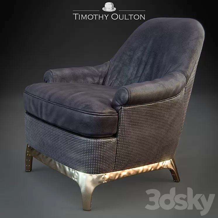 Timothy Oulton Bastille Armchair 3D Model