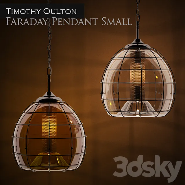 Timothy Oulton Faraday Pendant Small 3DModel Timothy Oulton Faraday Pendant Small 3DModel