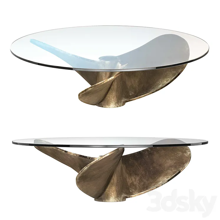 Timothy Oulton – Junk Art Propeller Coffee Table 3D Model Free Download