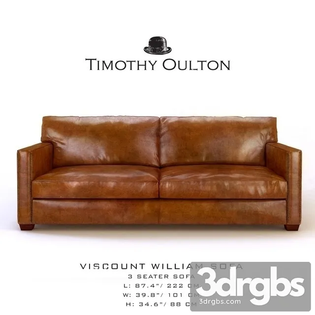 Timothy Oulton Viscount William Sofa 3D Model Download