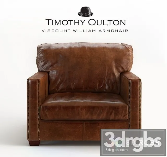Timothy OultonWilliam Armchair 3D Model Download Timothy OultonWilliam Armchair 3D Model Download