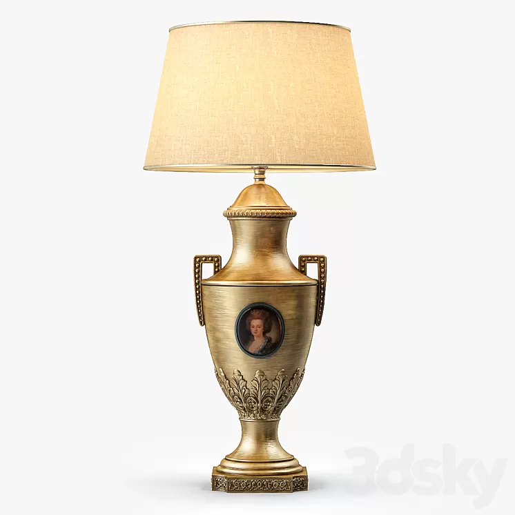 Tindle London Table Lamp 3D Model Tindle London Table Lamp 3D Model