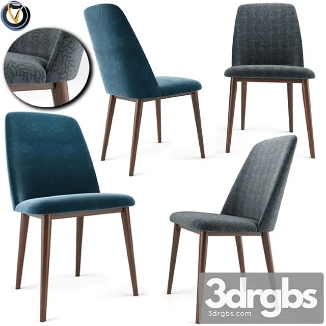 Tintori mid century modern dining chair 2 3D Model Download Tintori mid century modern dining chair 2 3D Model Download