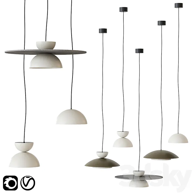 Tires Lamp by Nexia 3DModel