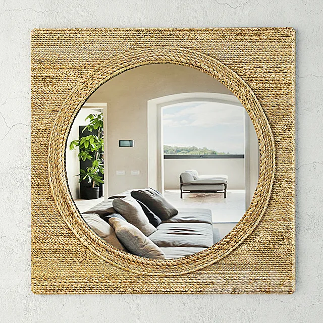 Tisbury Mirror _ Currey & Co 3DModel