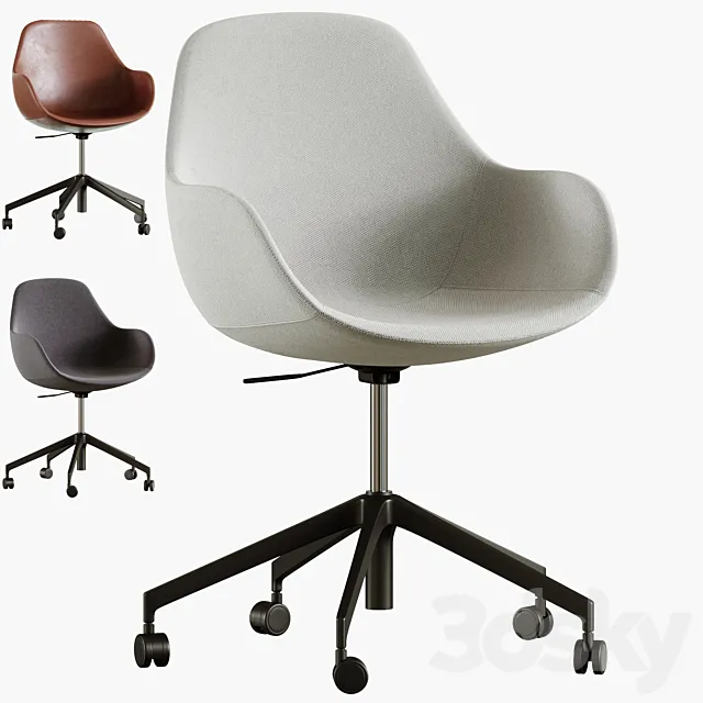 Tissiana desk chair 3D Model Tissiana desk chair 3D Model
