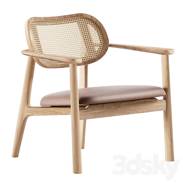 Titus lounge chair 3D Model