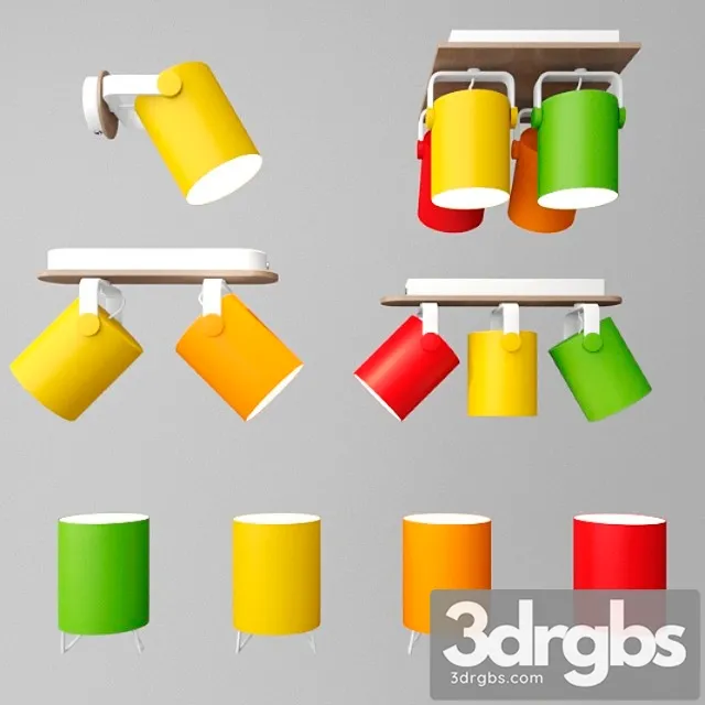 Tk lighting relax color 3D Model Download