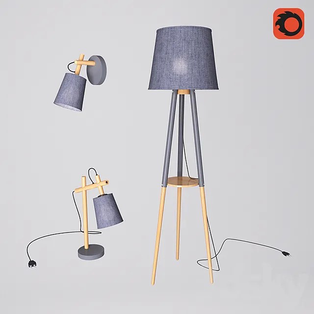 TK LIGHTING SET 3D Model TK LIGHTING SET 3D Model