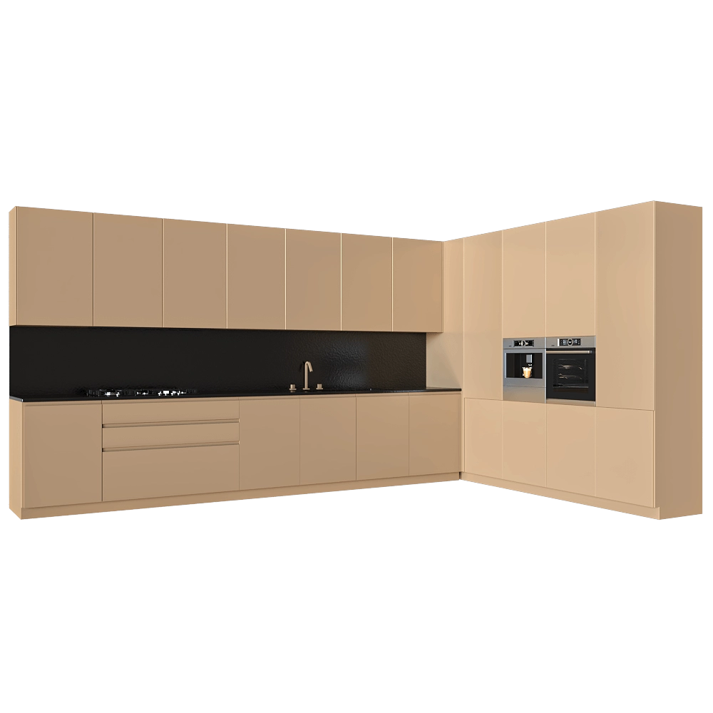 TM Italia – Kitchen Composizione Angolare Con Isola 3D Model