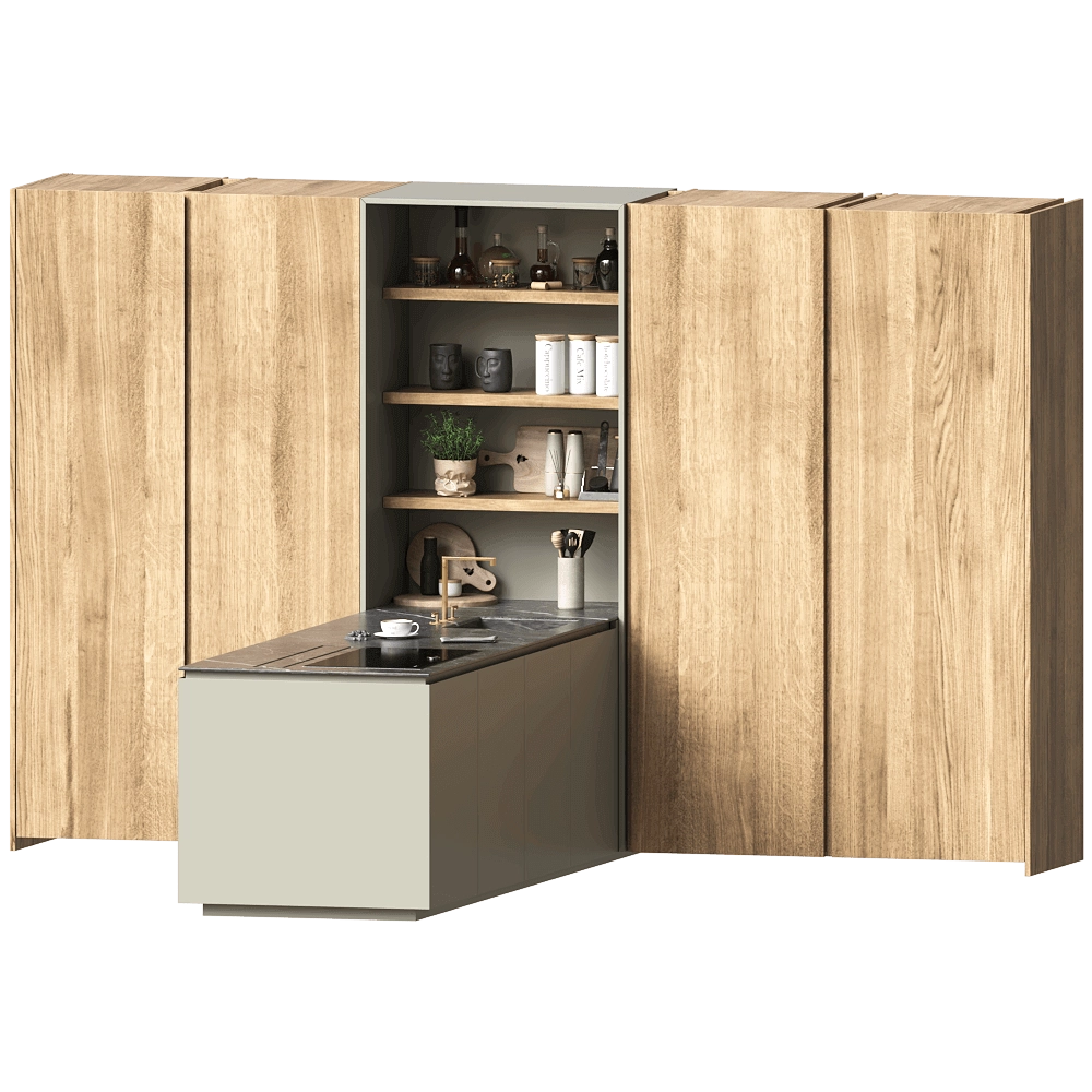 TM Italia – Kitchen T45 2 3D Model