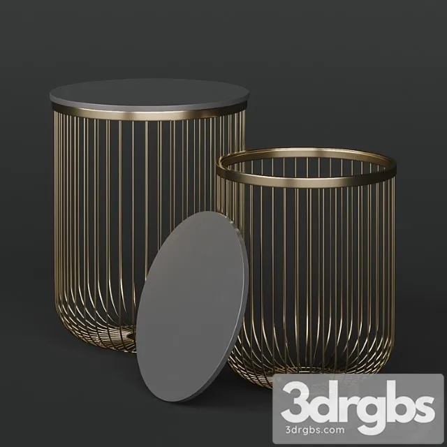 To4rooms Basket Table 3D Model Download