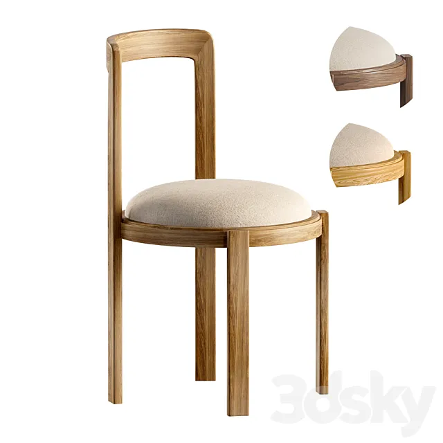 Tobie Dining Chair 3D Model Tobie Dining Chair 3D Model