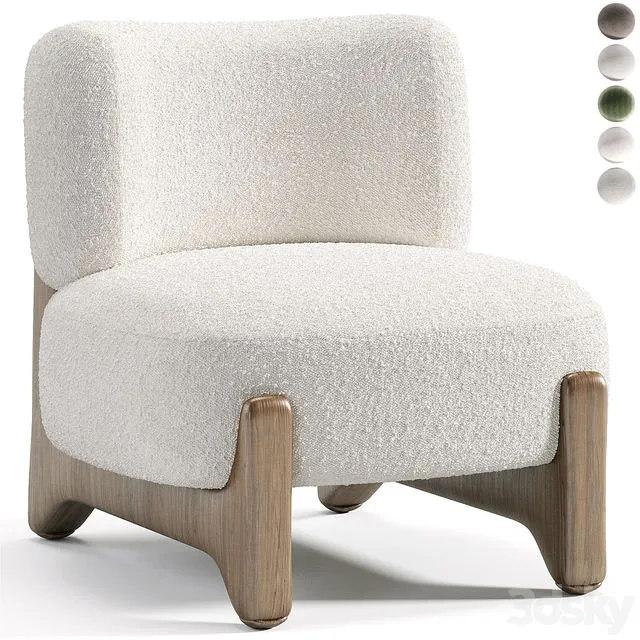 Tobo armchair 3D Model
