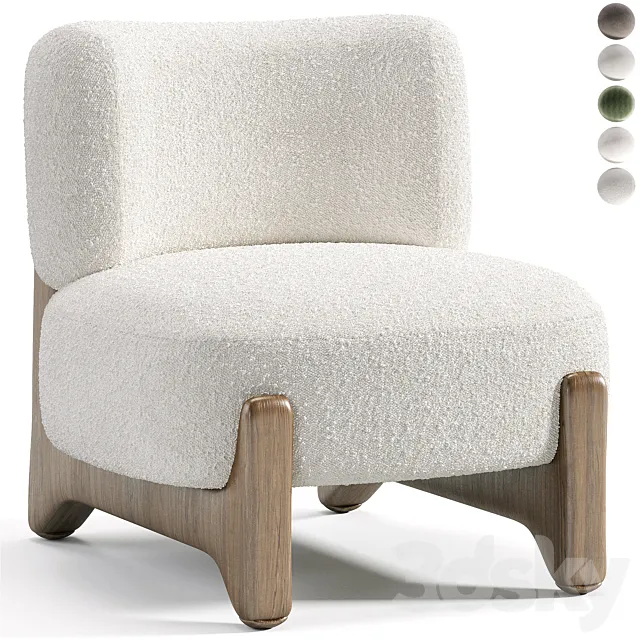 Tobo armchair 3D Model Tobo armchair 3D Model