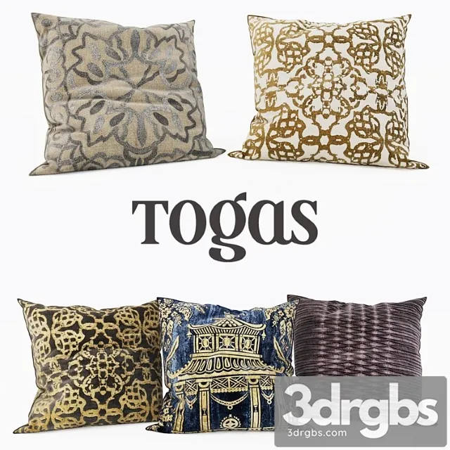 Togas – decorative set 2 3D Model Download Togas – decorative set 2 3D Model Download