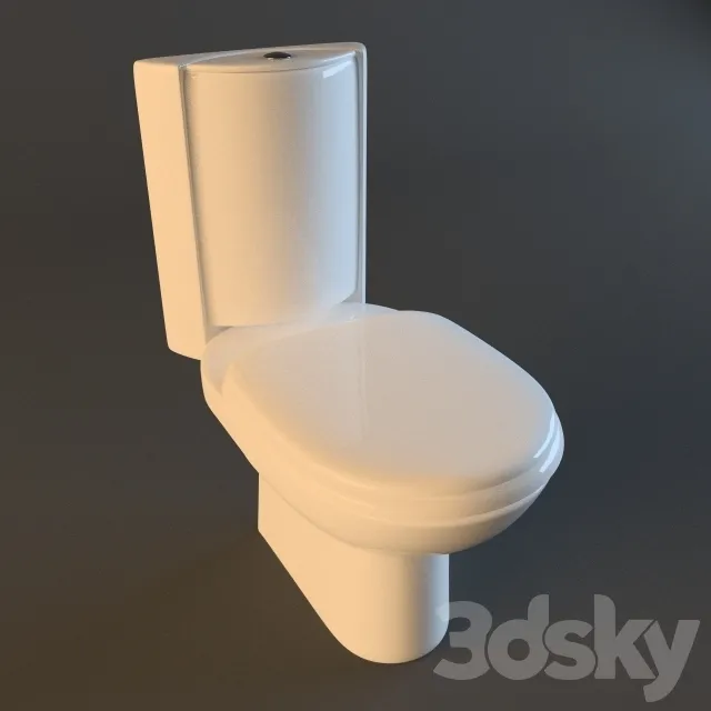 Toilet 3D Model Toilet 3D Model