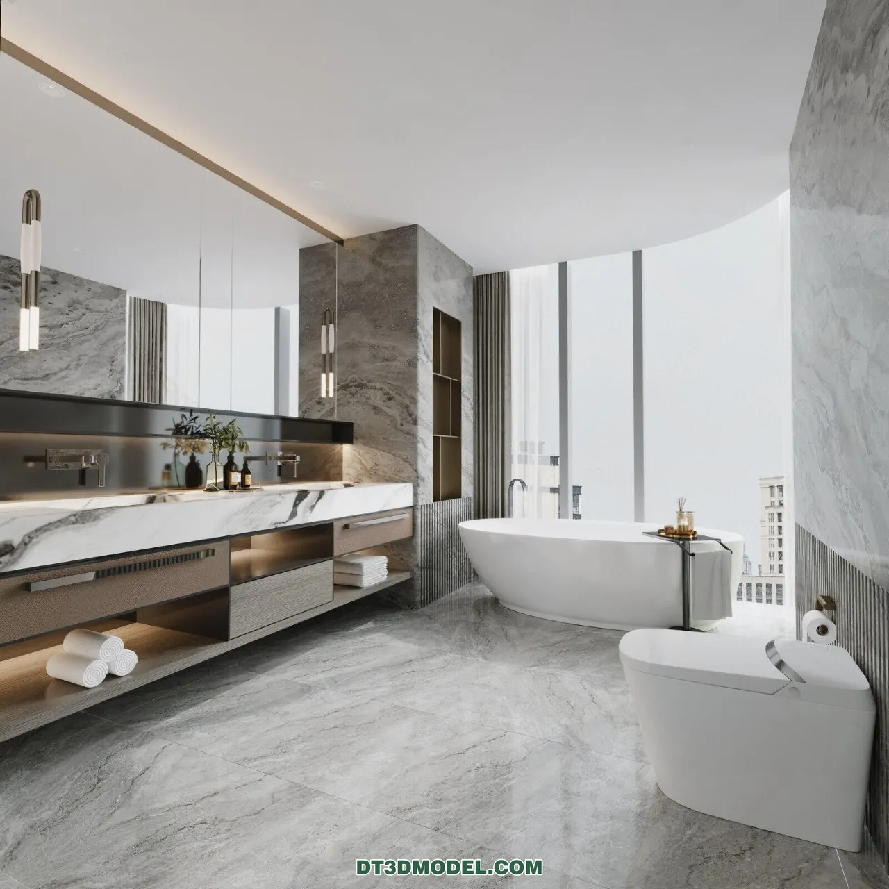TOILET – 3D Model For Interior Design – 11407