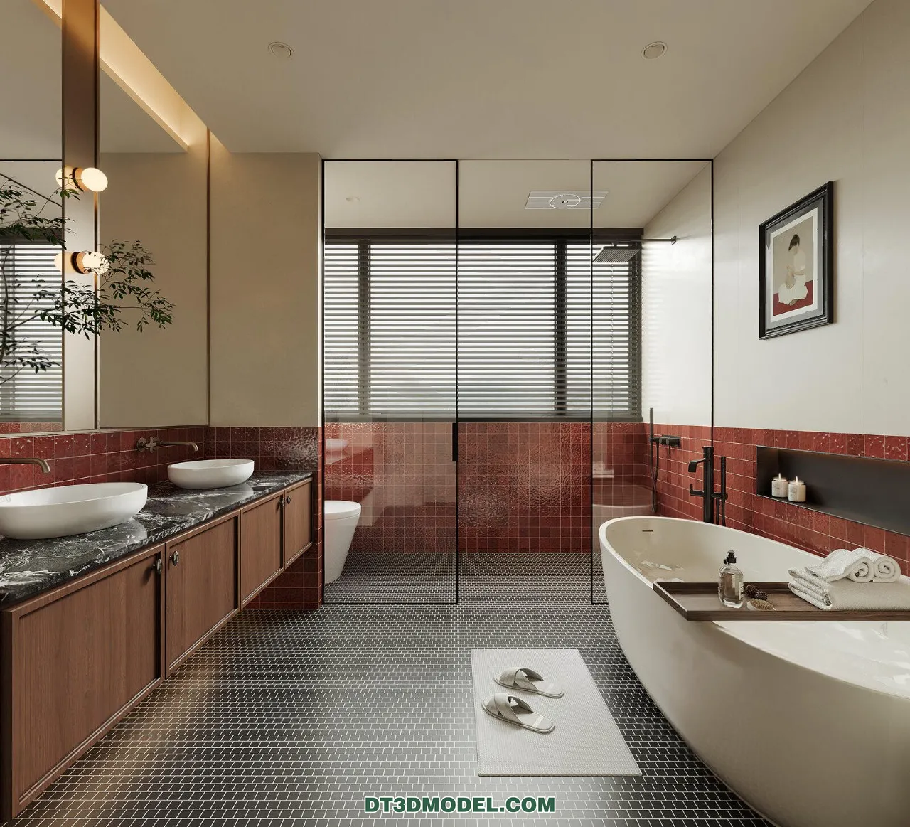 TOILET – 3D Model For Interior Design – 11411