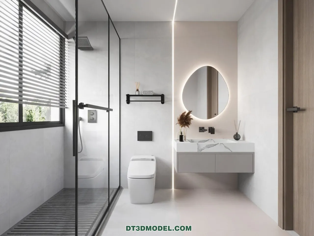 TOILET – 3D Model For Interior Design – 11414