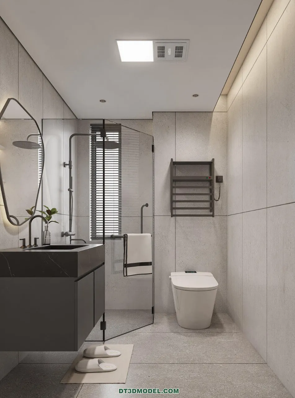 TOILET – 3D Model For Interior Design – 11416