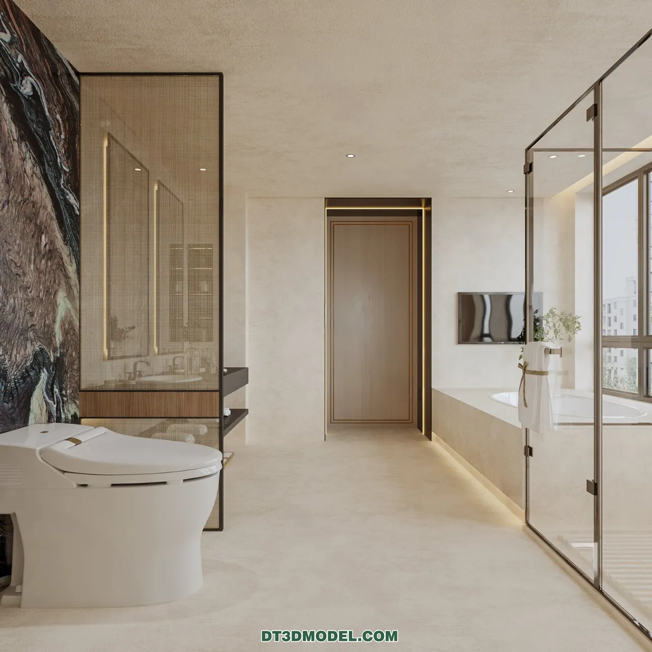 TOILET – 3D Model For Interior Design – 11418