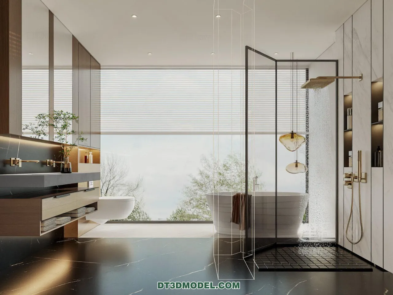 TOILET – 3D Model For Interior Design – 11422