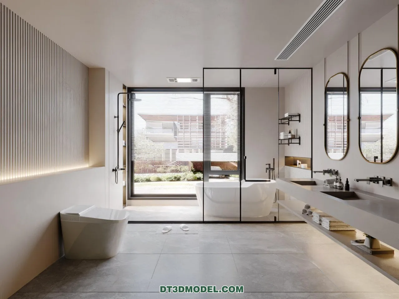 TOILET – 3D Model For Interior Design – 11424