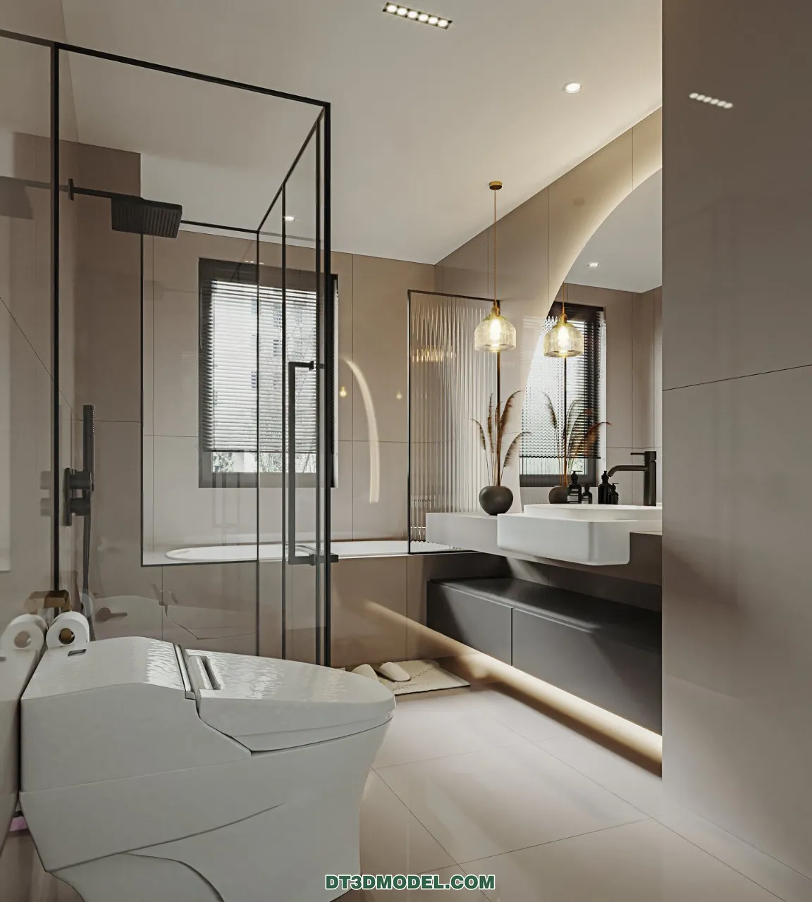 TOILET – 3D Model For Interior Design – 11425