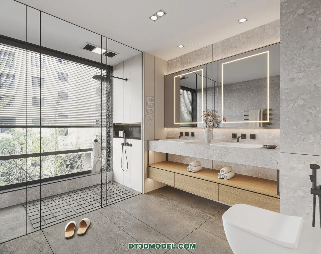 TOILET – 3D Model For Interior Design – 11428