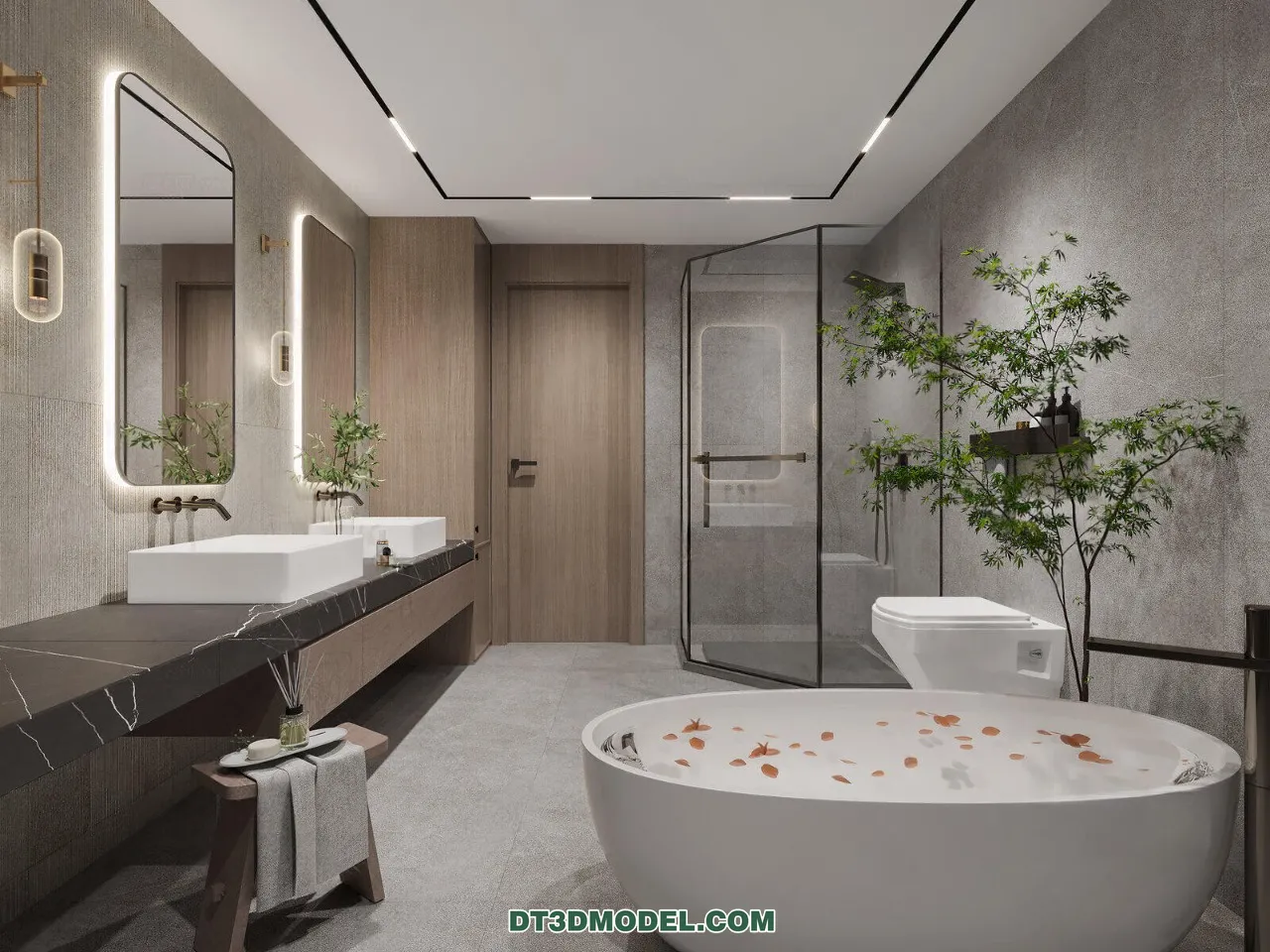 TOILET – 3D Model For Interior Design – 11430