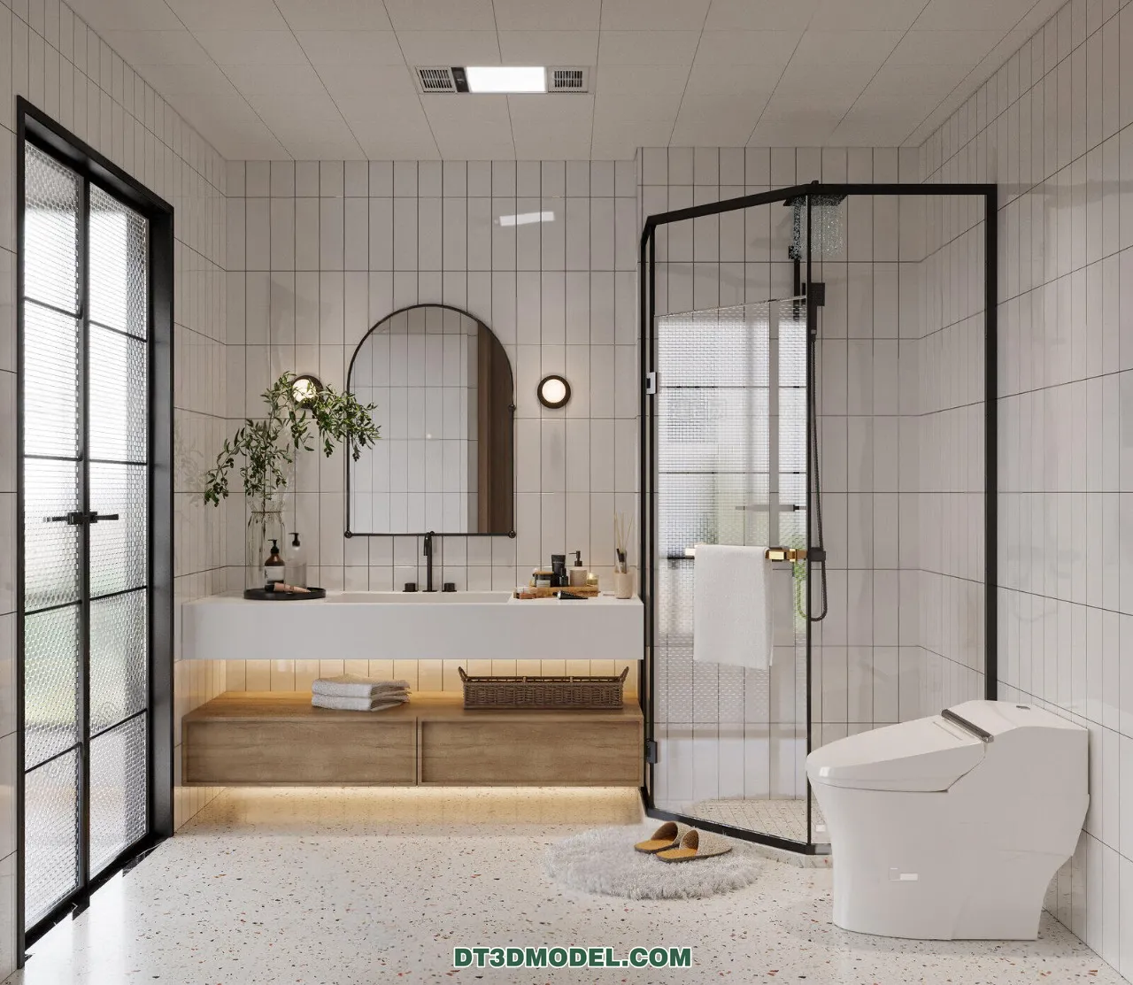 TOILET – 3D Model For Interior Design – 11432