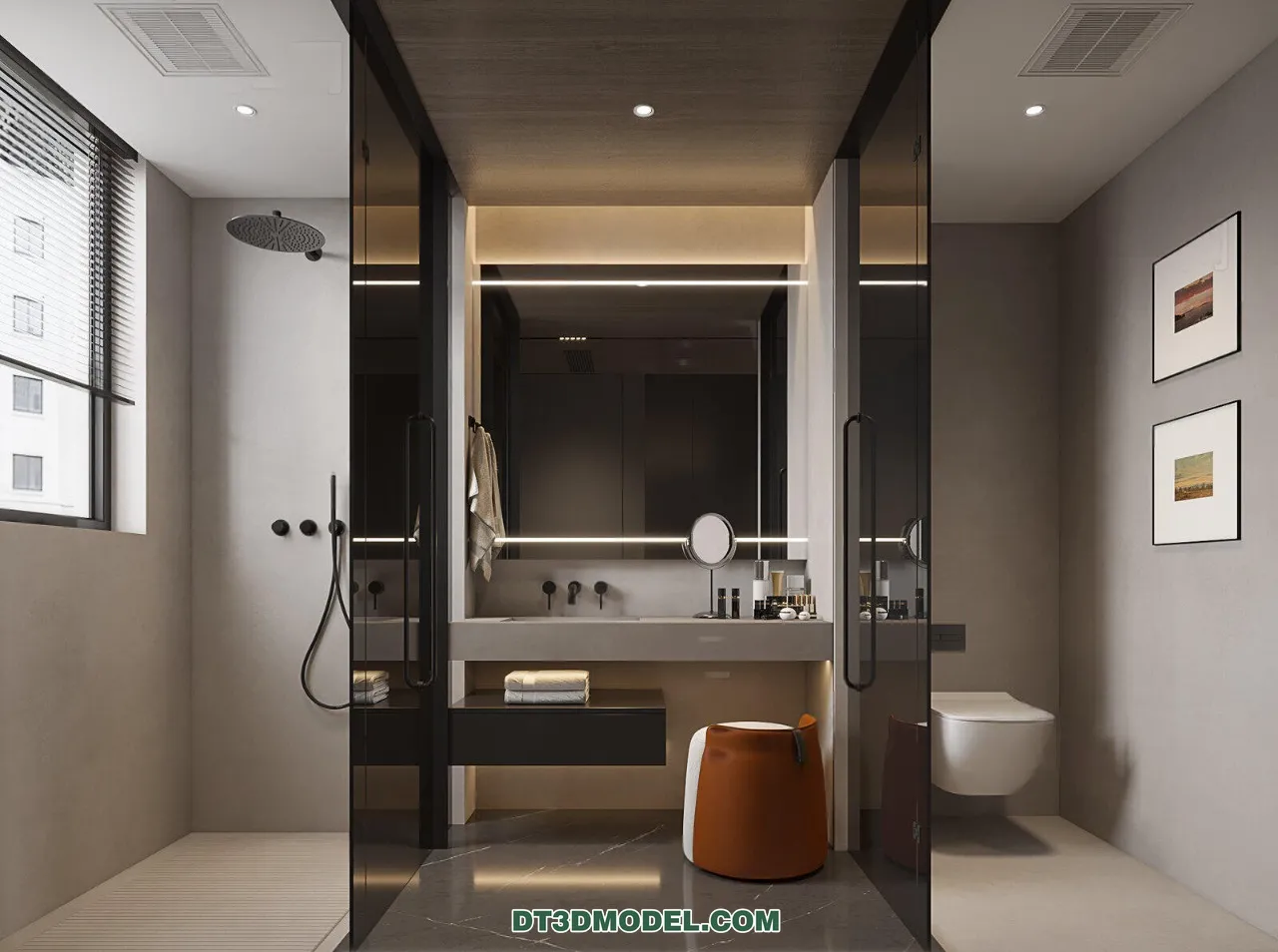 TOILET – 3D Model For Interior Design – 11437