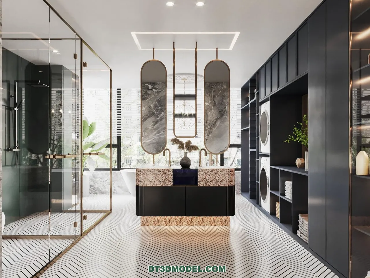 TOILET – 3D Model For Interior Design – 11442