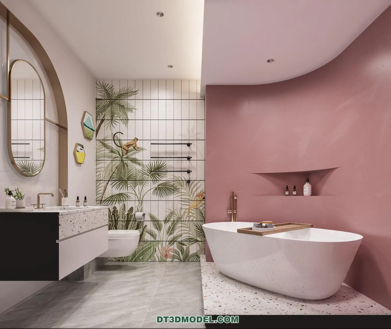 TOILET – 3D Model For Interior Design – 11446