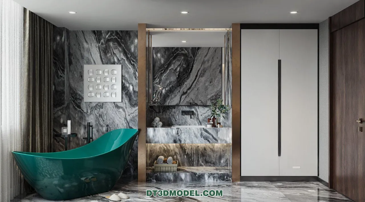 TOILET – 3D Model For Interior Design – 11448