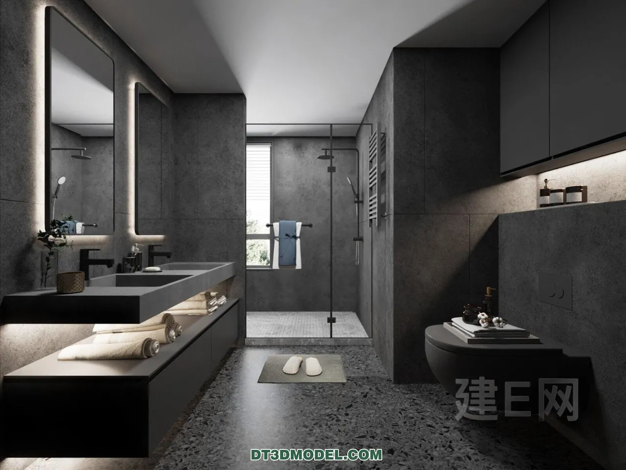 TOILET – 3D Model For Interior Design – 11450