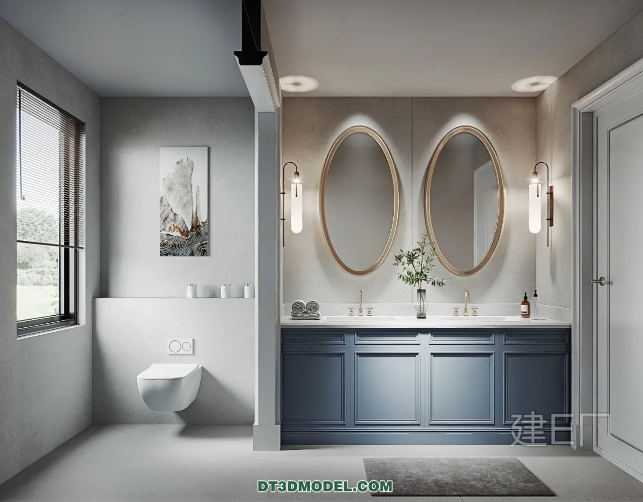TOILET – 3D Model For Interior Design – 11451