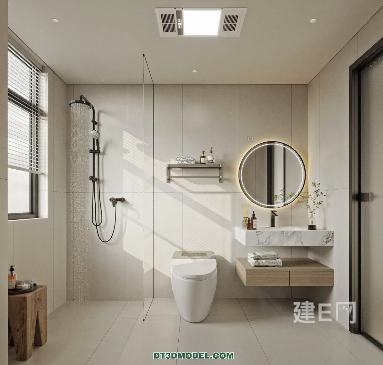 TOILET – 3D Model For Interior Design – 11454