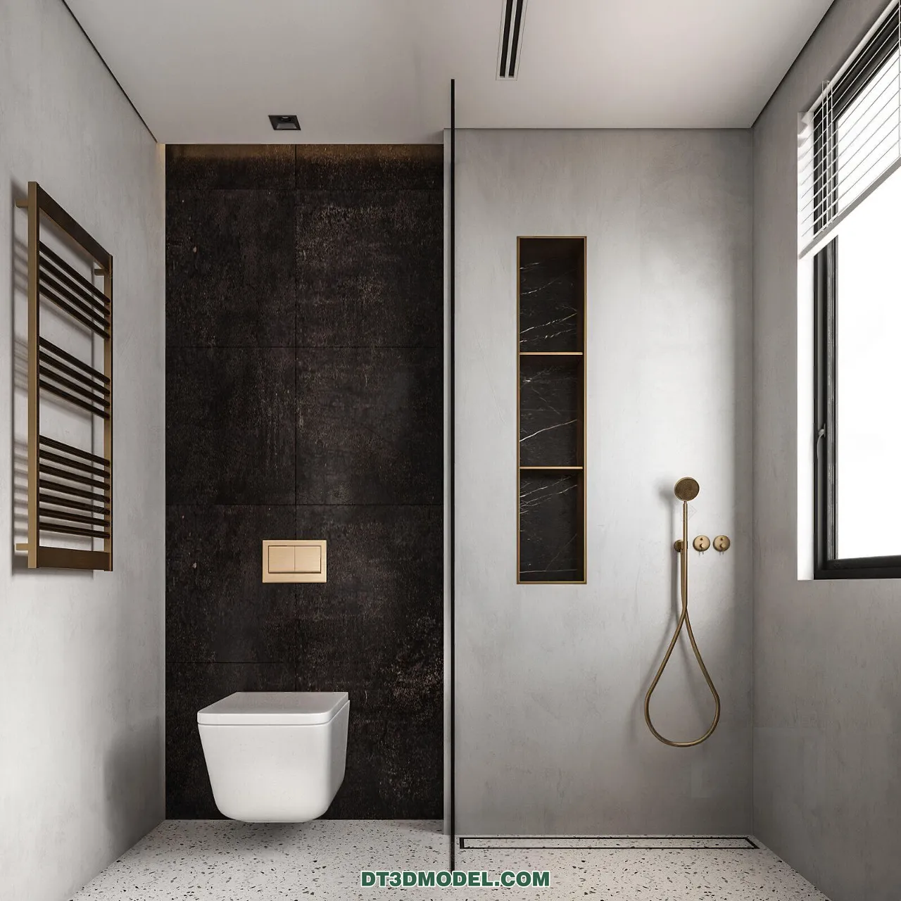 TOILET – 3D Model For Interior Design – 11455