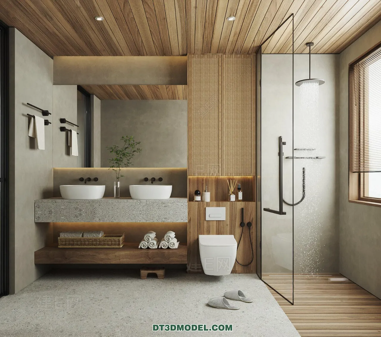 TOILET – 3D Model For Interior Design – 11456