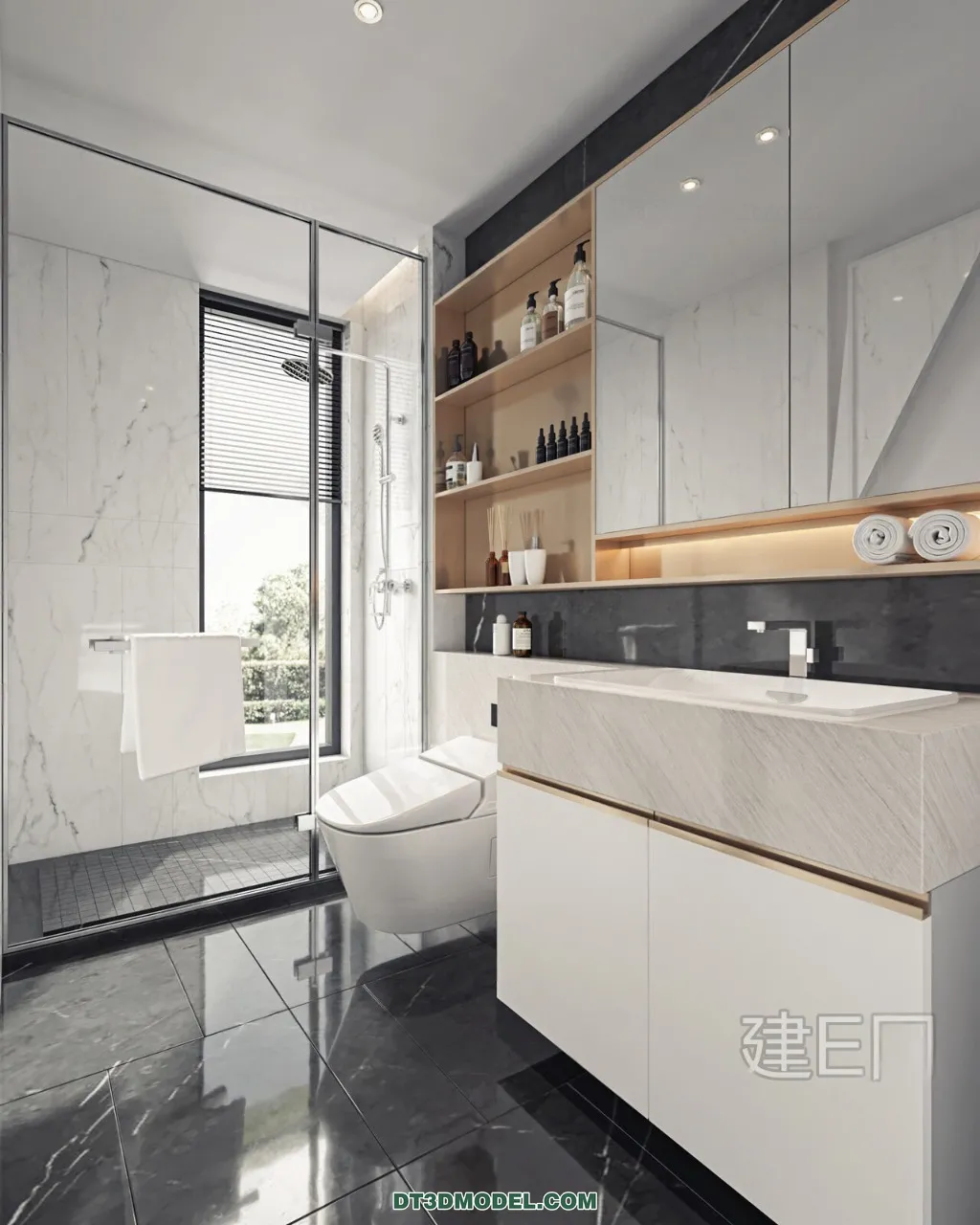 TOILET – 3D Model For Interior Design – 11457