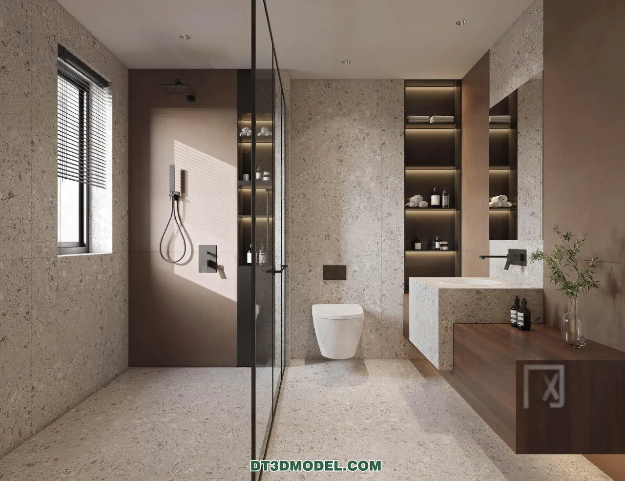 TOILET – 3D Model For Interior Design – 11459