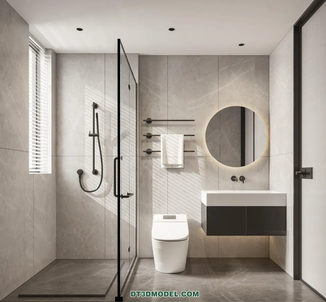 TOILET – 3D Model For Interior Design – 11462