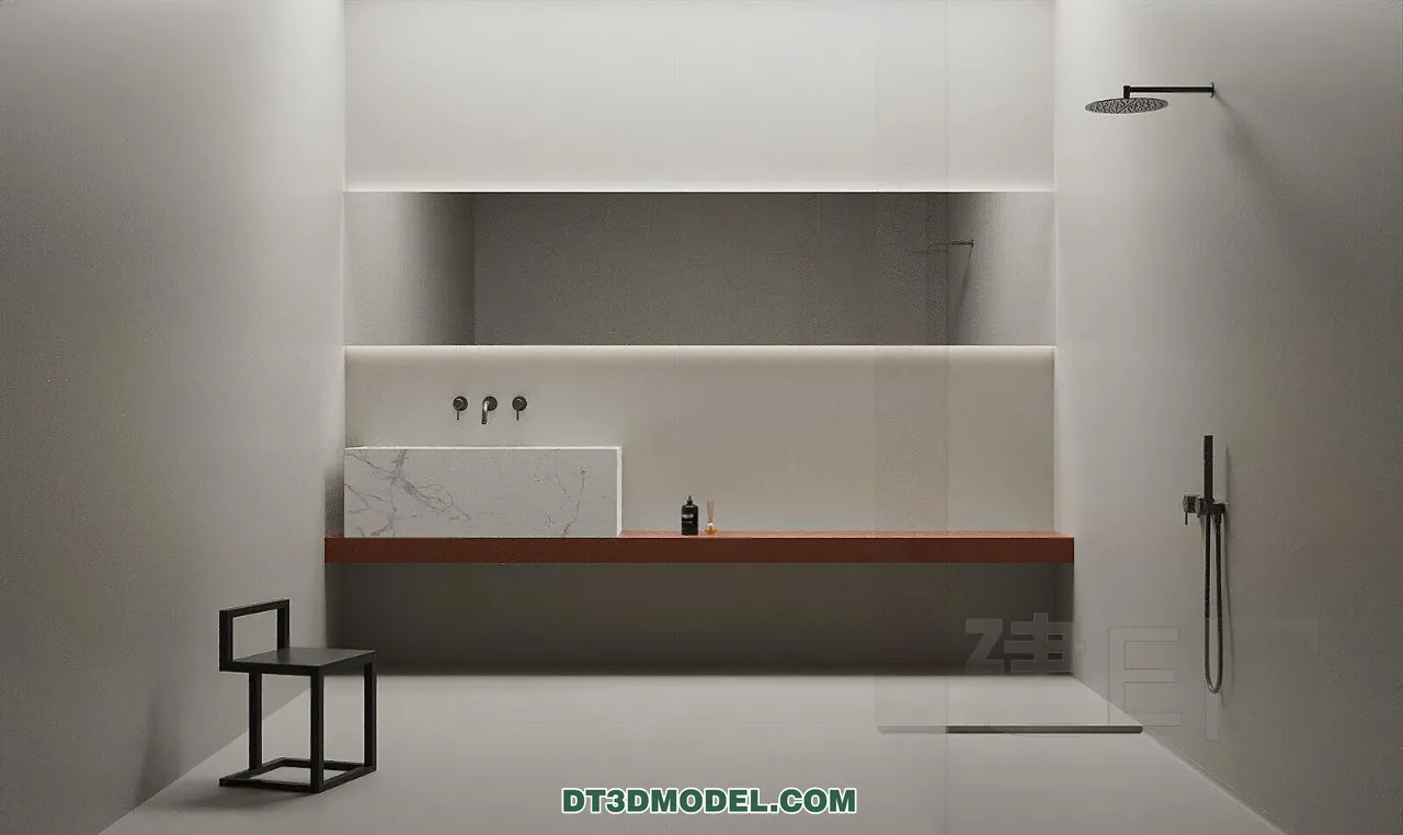 TOILET – 3D Model For Interior Design – 11468