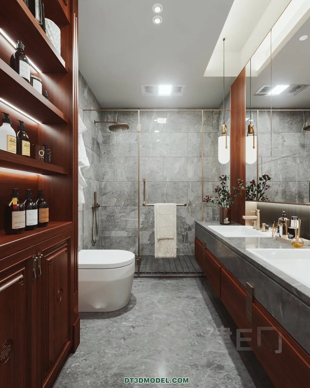 TOILET – 3D Model For Interior Design – 11469