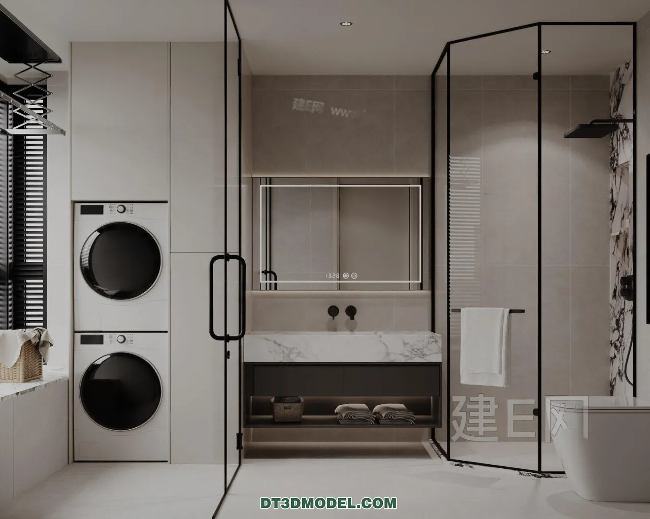 TOILET – 3D Model For Interior Design – 11470