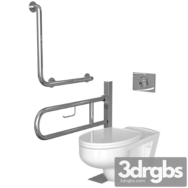 Toilet for people with disabilities