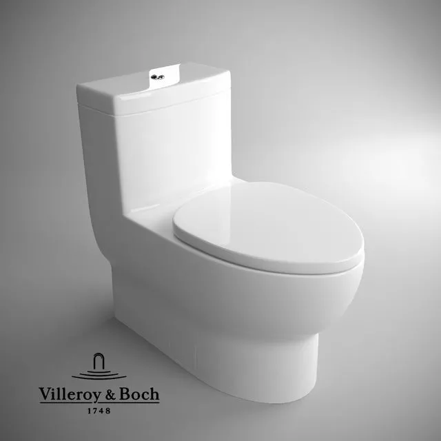 Toilet subway 3D Model