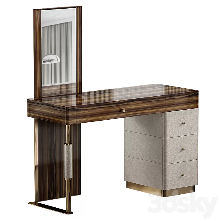 Toilet table VOLPI MARIE 3D Model Free Download